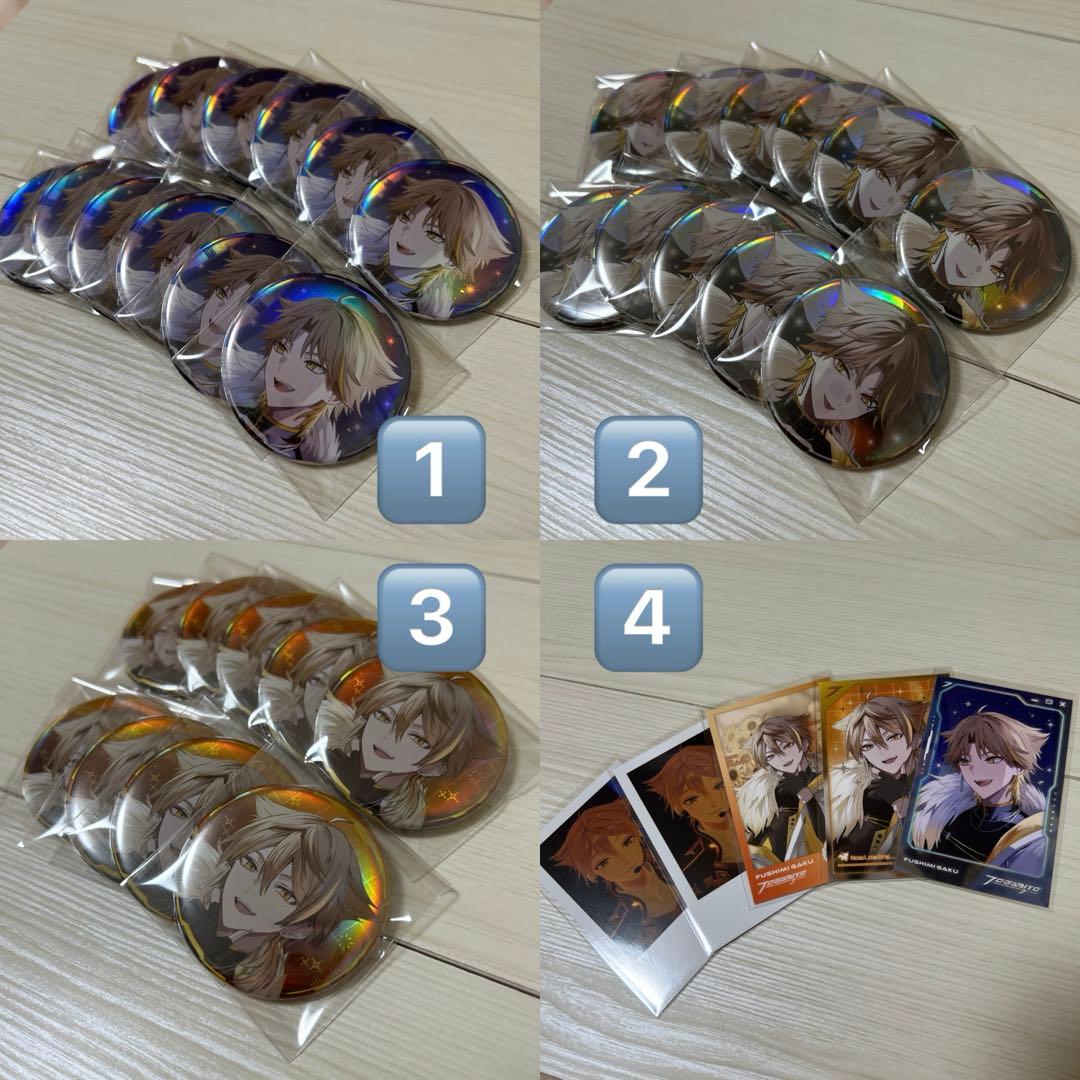 TOGABITO 7th Anniv.オーロラ缶バッジ伏見ガク