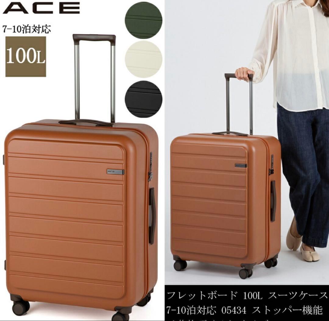 ACE エース100L スーツケース フレットボード