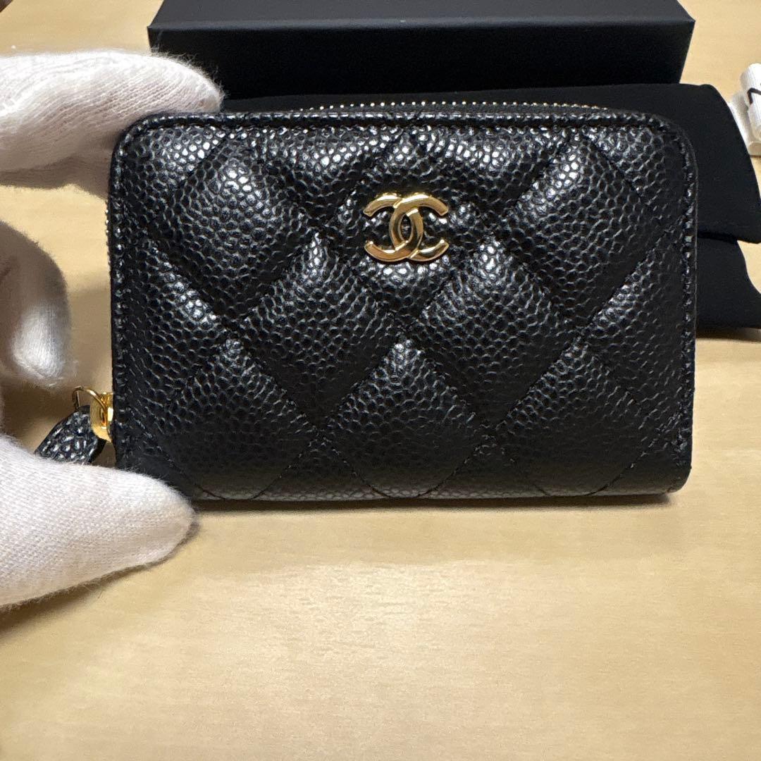 【新品未使用】 CHANEL クラシックジップパース ミニウォレット 財布