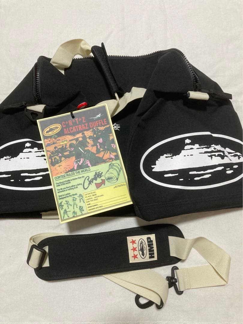 Corteiz HMP ボストンバッグ 黒 キャンバス