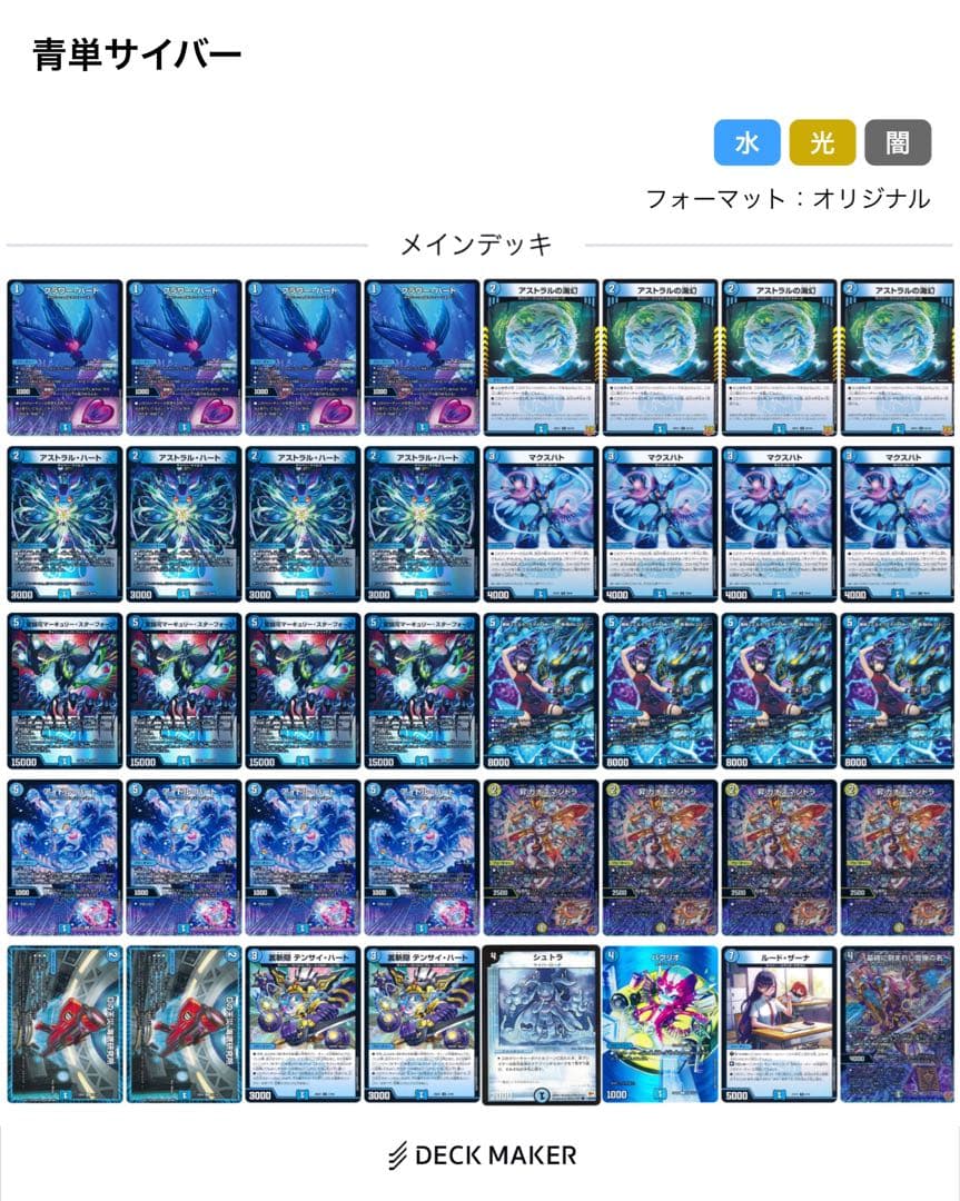 青単サイバー デッキ (オマケ付き)