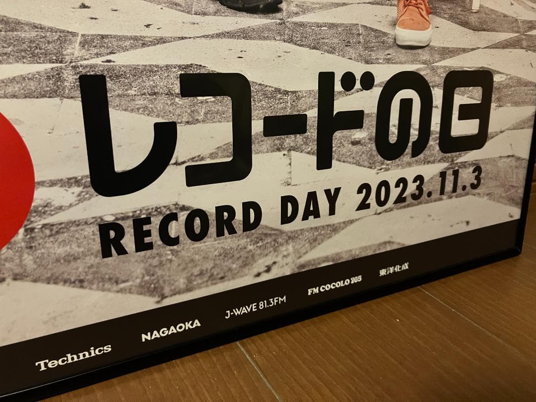 ★枚数限定！2023年 レコードの日「ハナレグミ」「PunPee」額付 ポスター