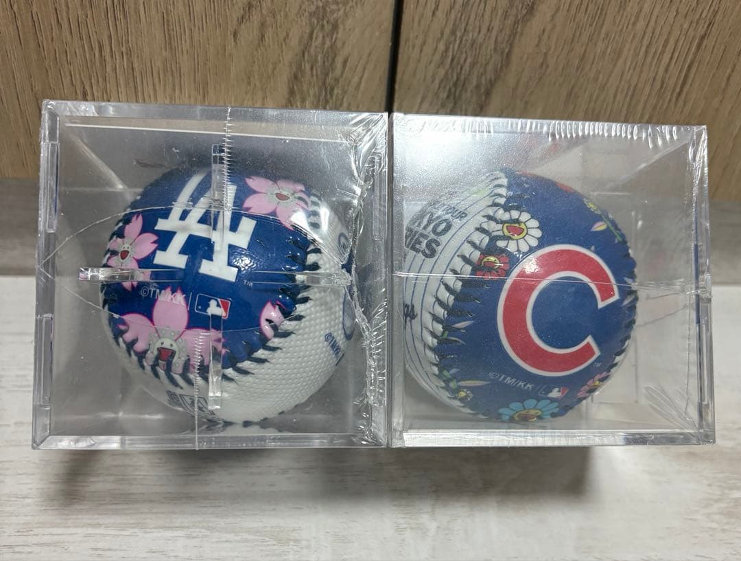 【新品】村上隆×MLB TOKYO SERIES 限定記念レプリカボール　セット