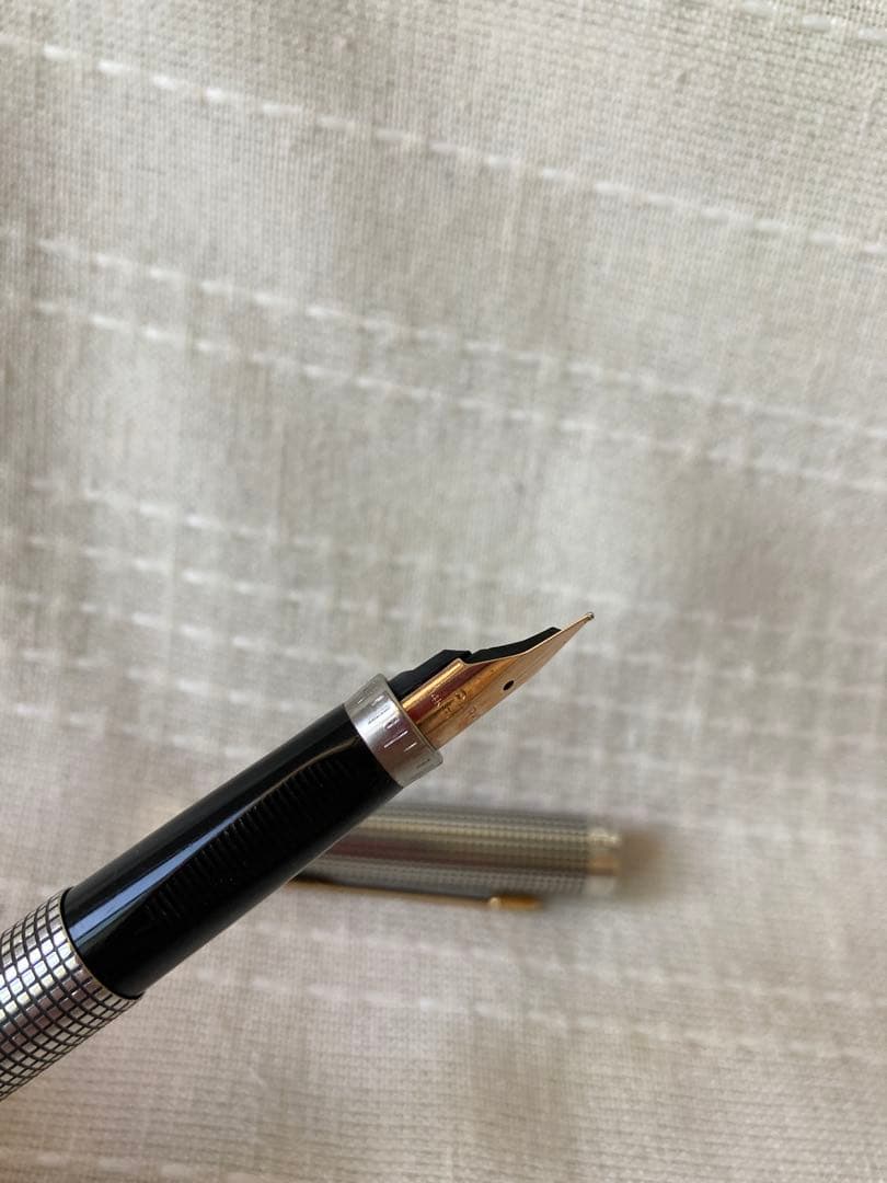 日曜21時まで！パーカー75 万年筆 極細　ボールペン