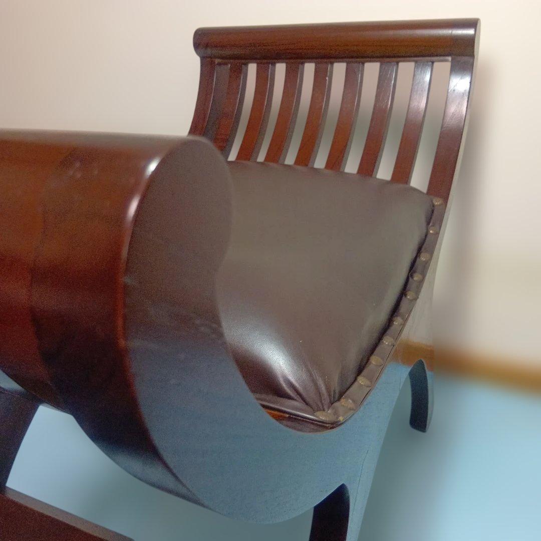 カルティニチェア .クラブチェア猫足 バリ ①