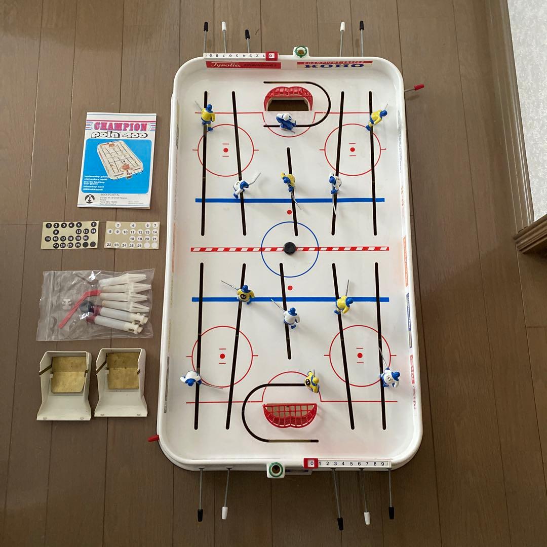 【極レア】'80sフィンランド製リアルアイスホッケーゲーム　スケール大 箱付き
