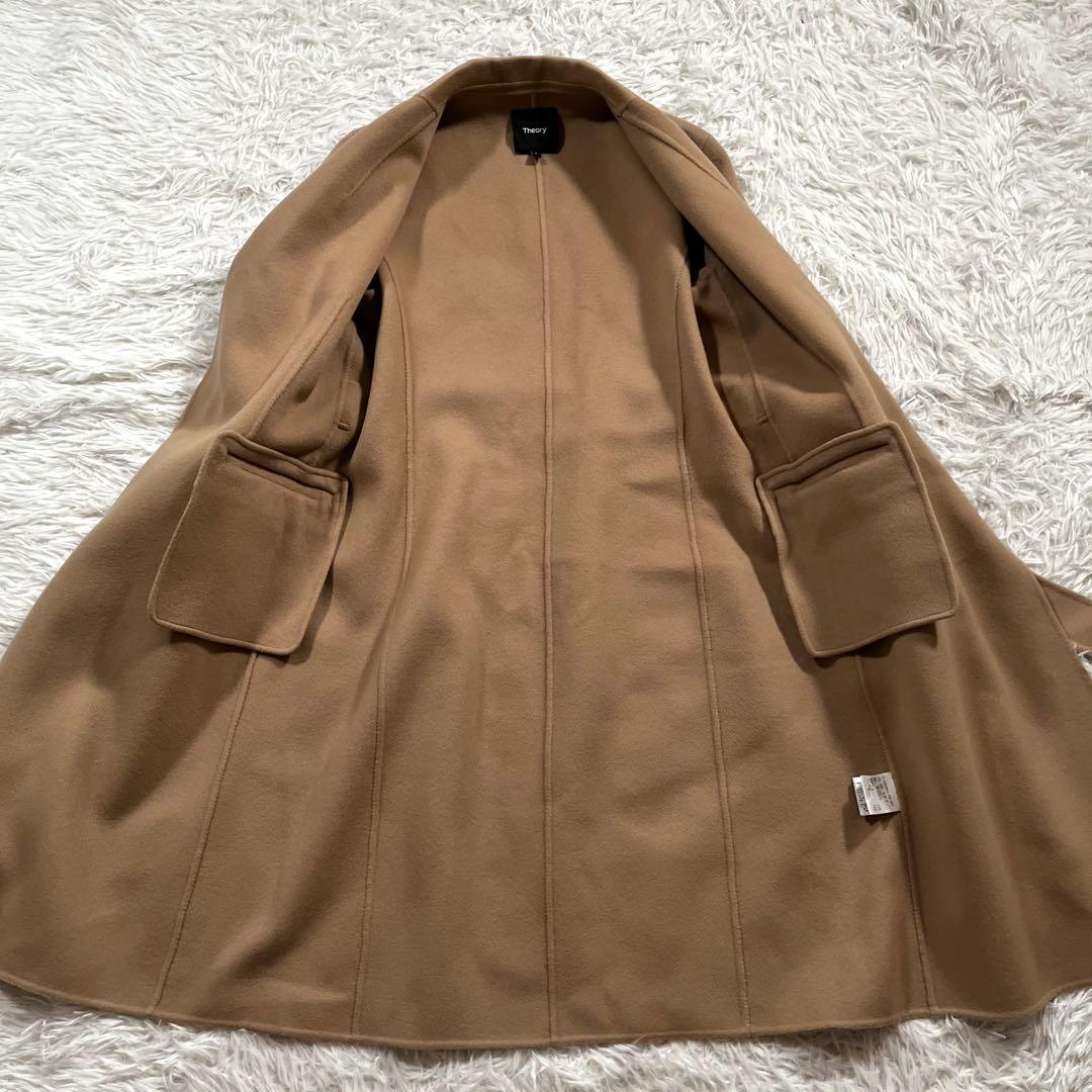 新品同様✨2023✨セオリー　 リバーコート ダブルフェイス ガウン カシミヤ