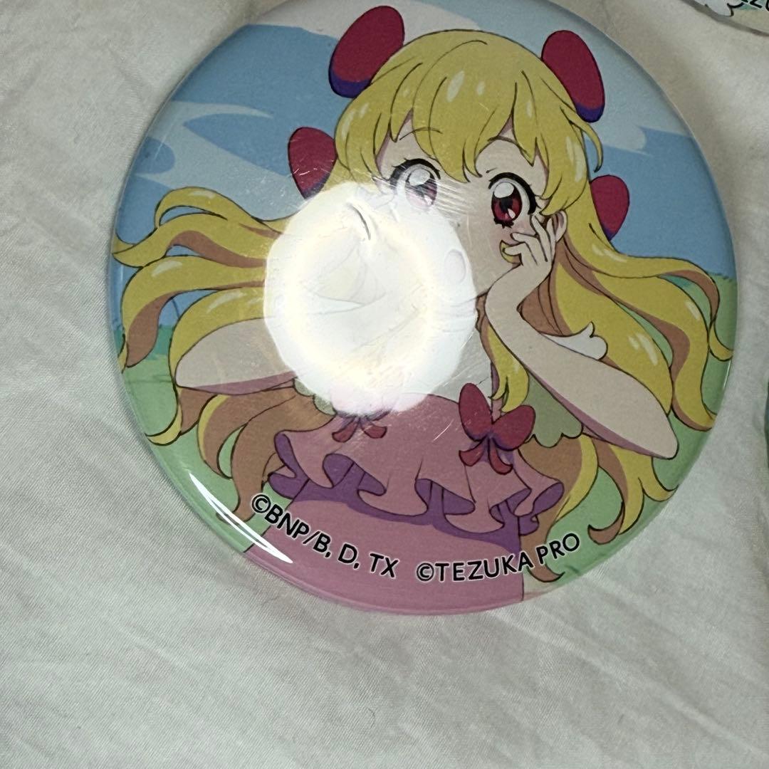 手塚治虫記念館　缶バッジ　3種 あかり　いちご　ゆめ　テヅカツ　アイカツ