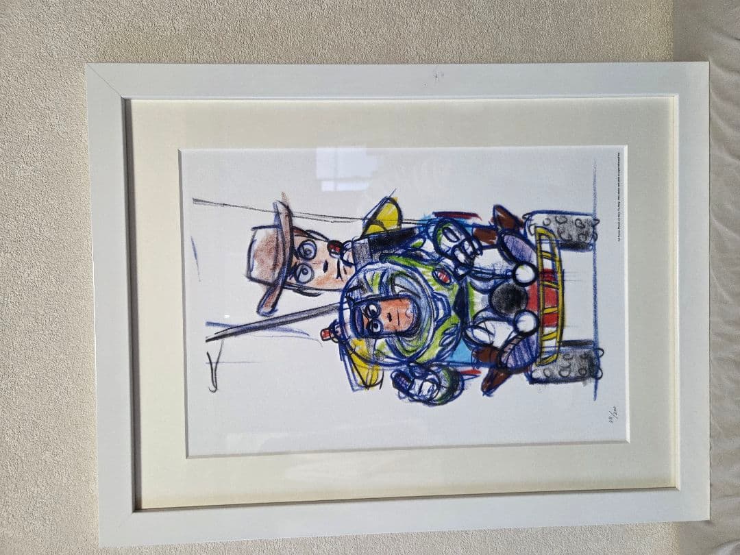 バズ・ライトイヤーとウッディ限定版複製原画