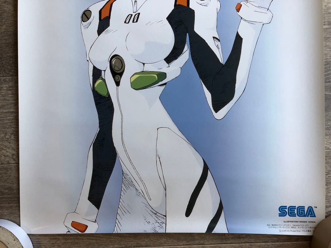 エヴァンゲリオン　SEGA ポスター　非売品　綾波レイ