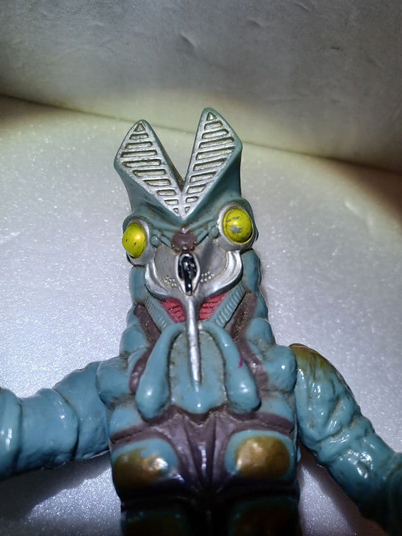 (昭和購入物)バルタン星人(身長約19.5cm)　ブルマァク　ソフビ