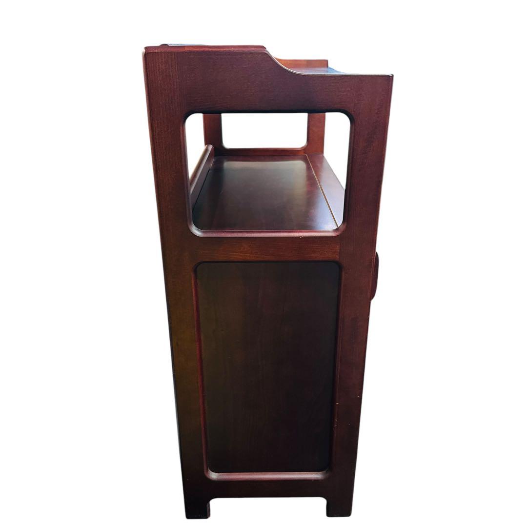 Karimoku カリモク 電話台 FAX台 オールドカリモク 昭和レトロ