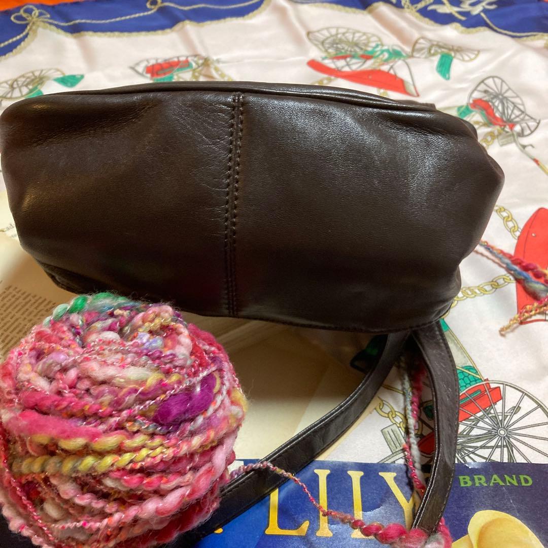 LOEWE レザー ショルダーバッグ