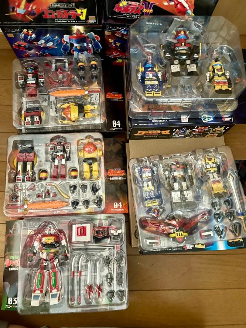 ミニアクション、ディフォルメ シリーズ ボルテス、コンバトラーvなど 10種