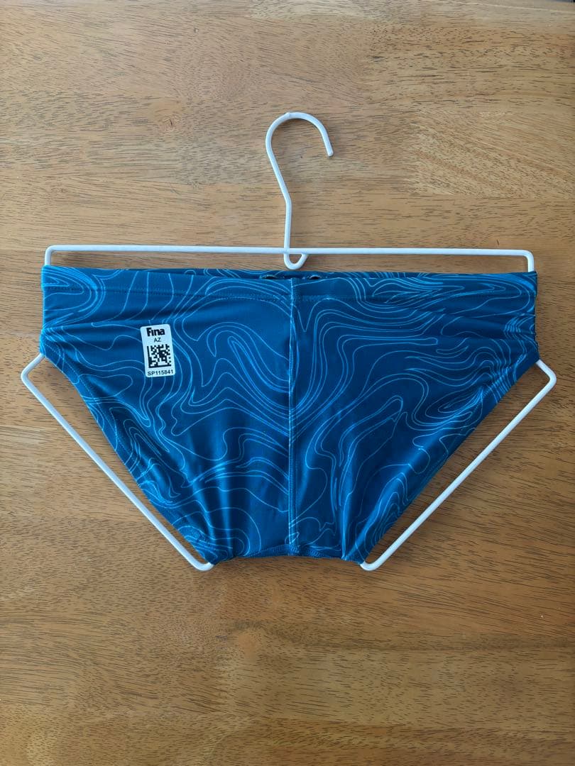 speedo 競泳水着 Ｌサイズ 波模様ブルーVパン・競パン　L