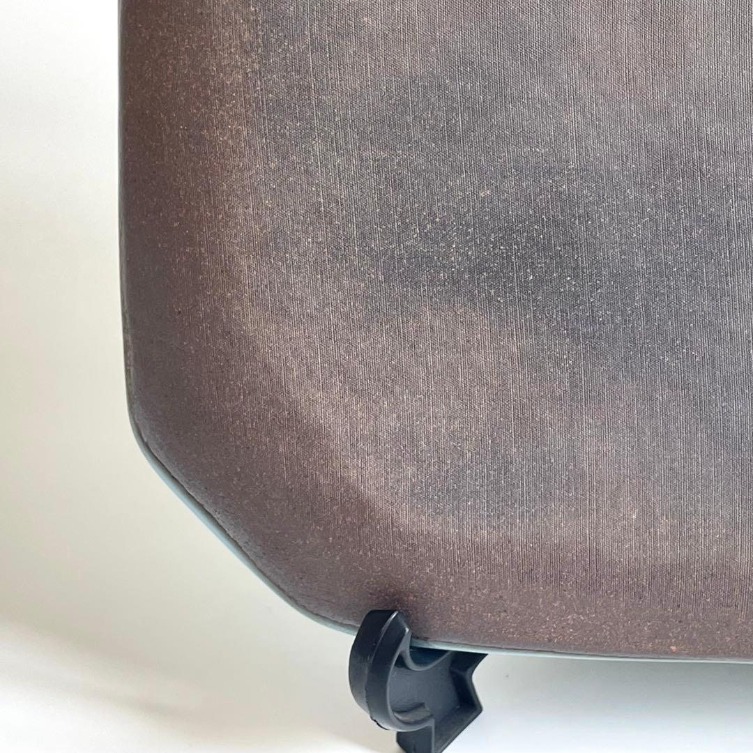 福島善三 鈞窯 角皿 22cm 人間国宝 本人銘 小石原焼 ちがいわ窯 青磁