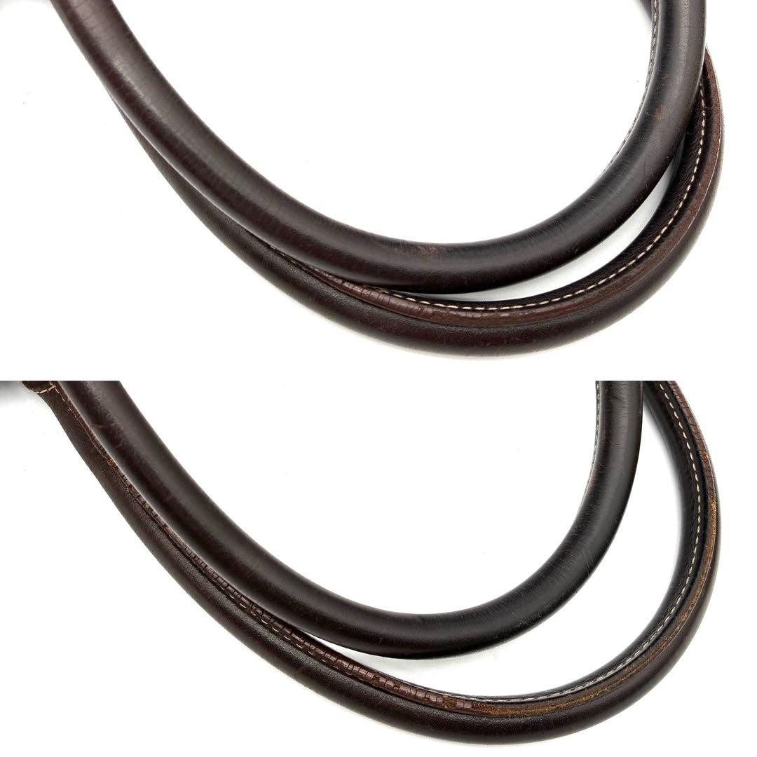 正規品 ロエベ ビジネスバッグ アナグラム A4 PC可 メンズ ネイビー