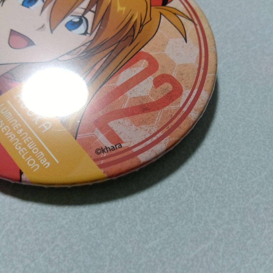 【エヴァンゲリオン】アスカ ルミネ＆ニュウマン コラボ 缶バッジ LUMINE
