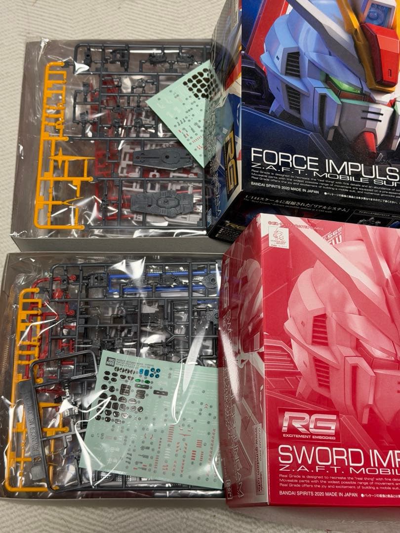 RGフォースインパルスガンダム　RGソードインパルスガンダムセット