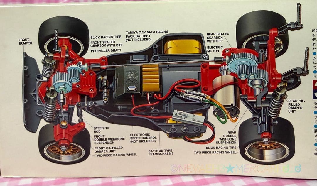 未組立て★タミヤ◆NISSAN 300ZX IMSA-GTS TA02Wシャーシ