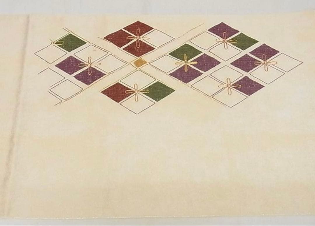 振袖 フルセット6点サイズM〜Ｌ菊花丸文　銀駒刺繍　正絹