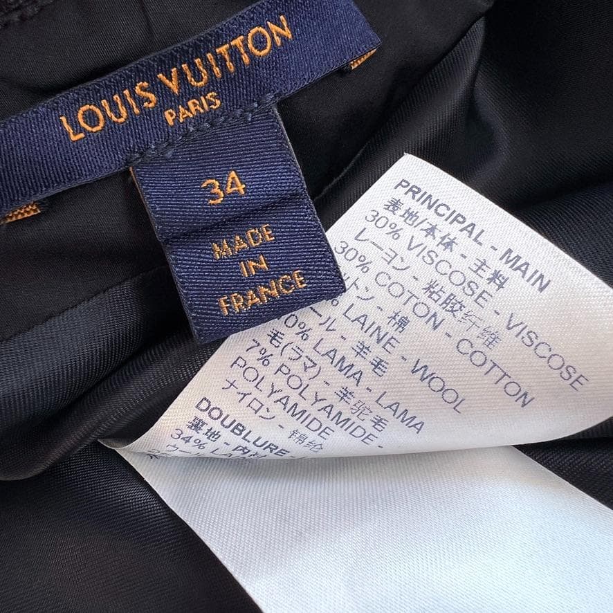 極美品★LOUIS VUITTON★現行★上質ツイード★Aライン★スカート