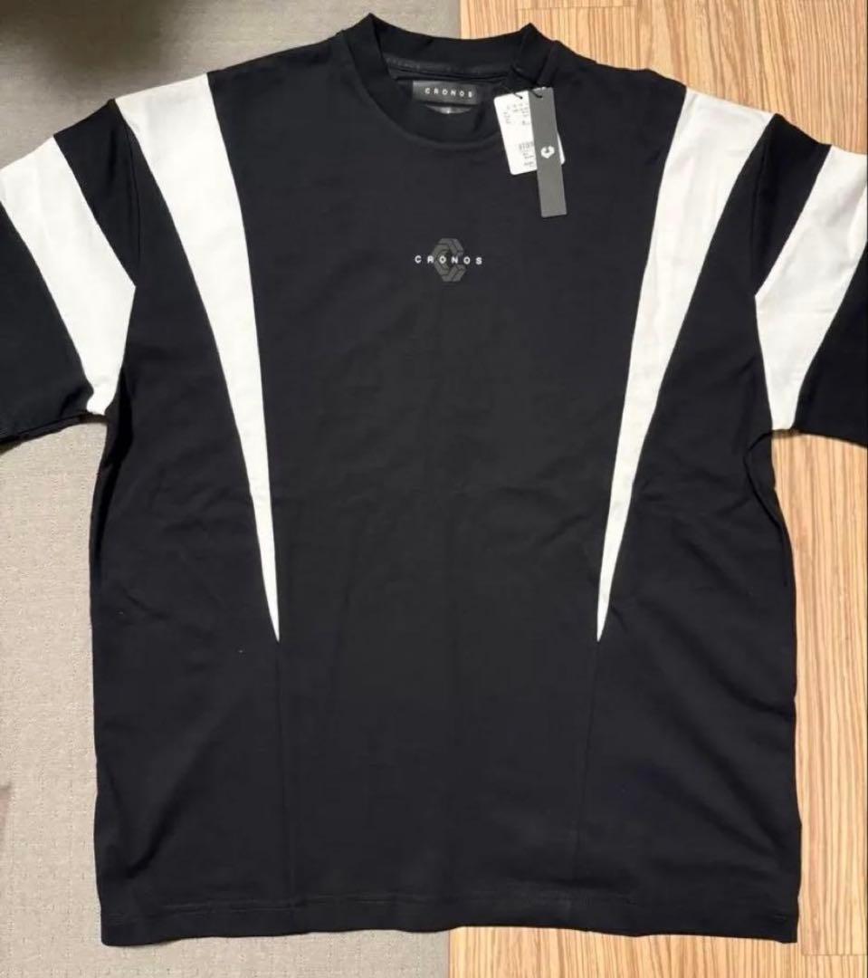 CRONOS ストライプデザイン Tシャツ