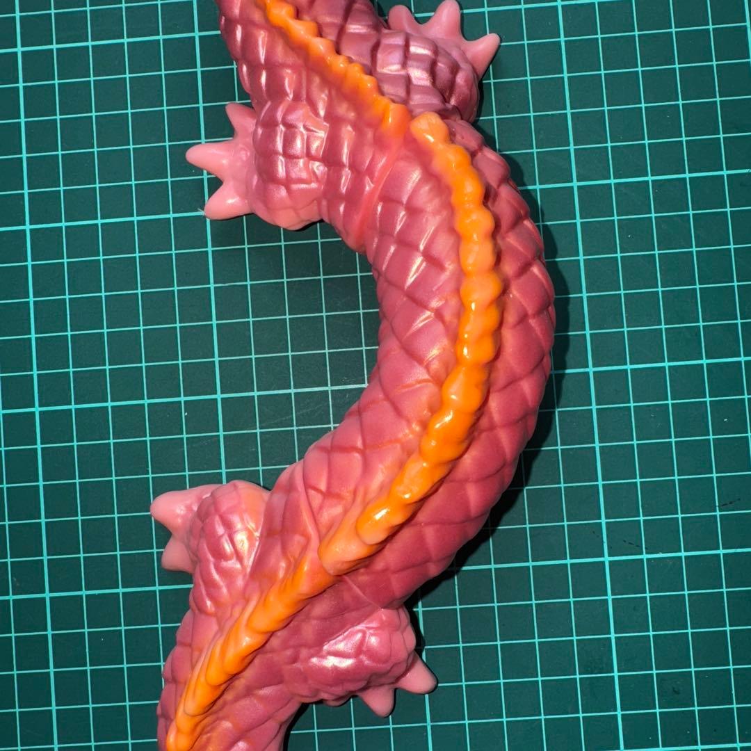 M1号　マンダ　第一期　緑　ピンク　蓄光版スタンダードサイズ　ソフビ　3体