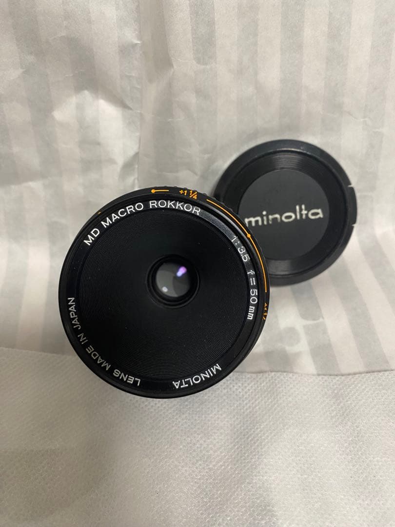 n*n様 MINOLTA ミノルタ XD レンズ(MD 50/3.5)付き