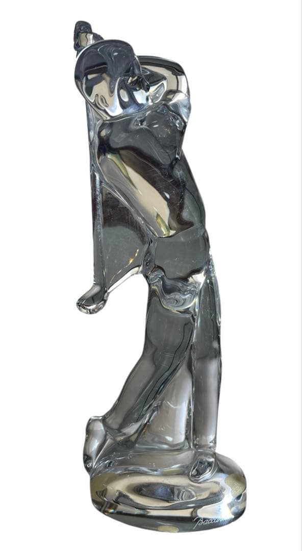 バカラ★クリスタルガラス　ゴルフ　オブジェ