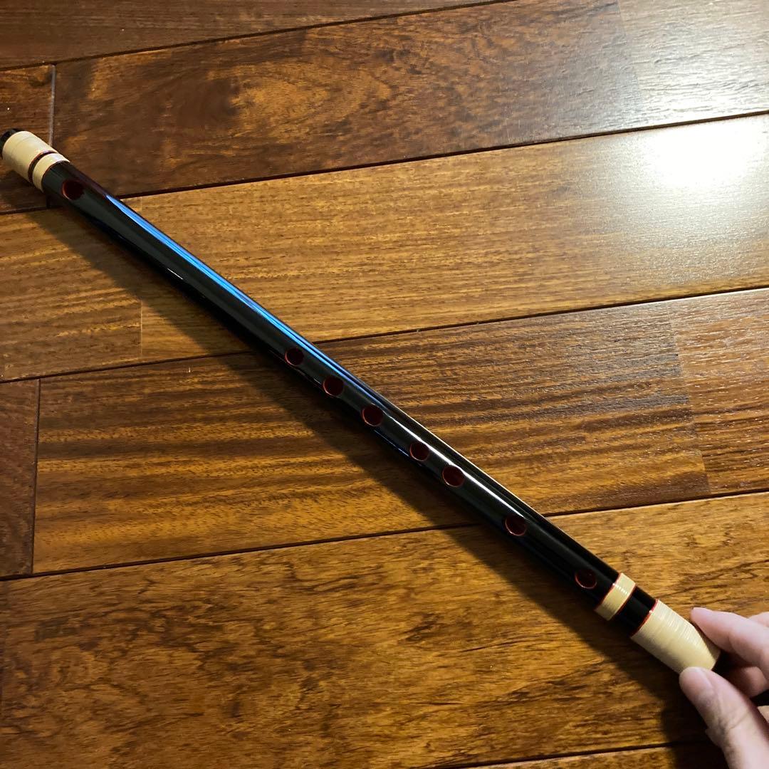 高級漆塗り　篠笛　八本調子