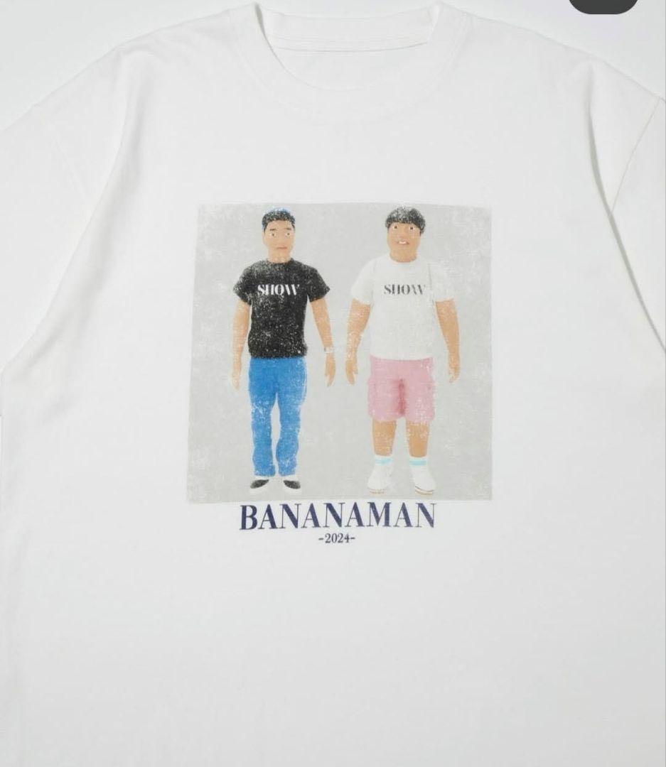 バナナマン　限定Tシャツ　ポップアップストア　白　L