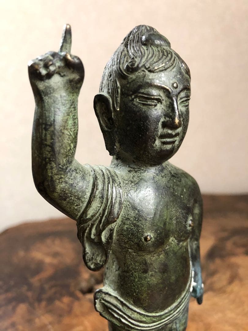 仏教美術 古銅 誕生仏 釈迦如来 仏像