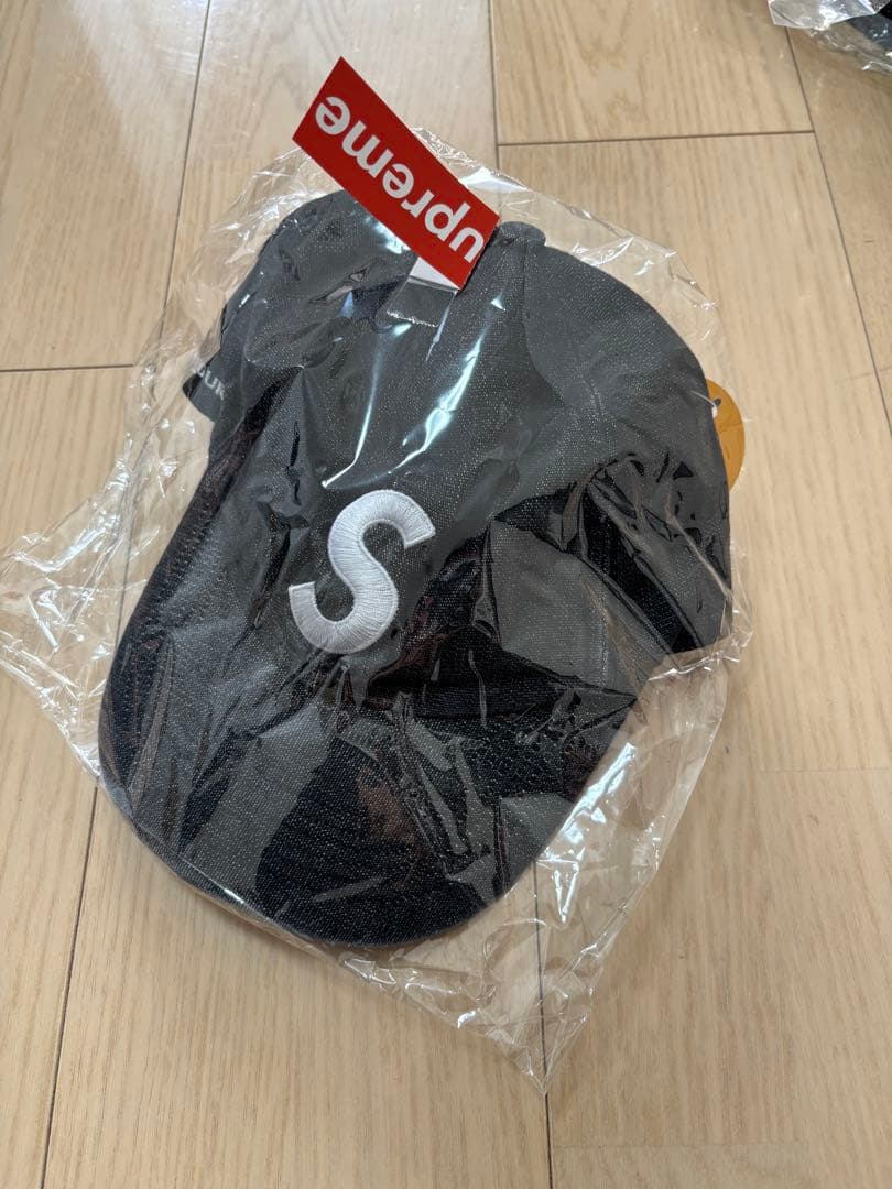 Supreme Cordura Denim S Logo 6-Panelブラック