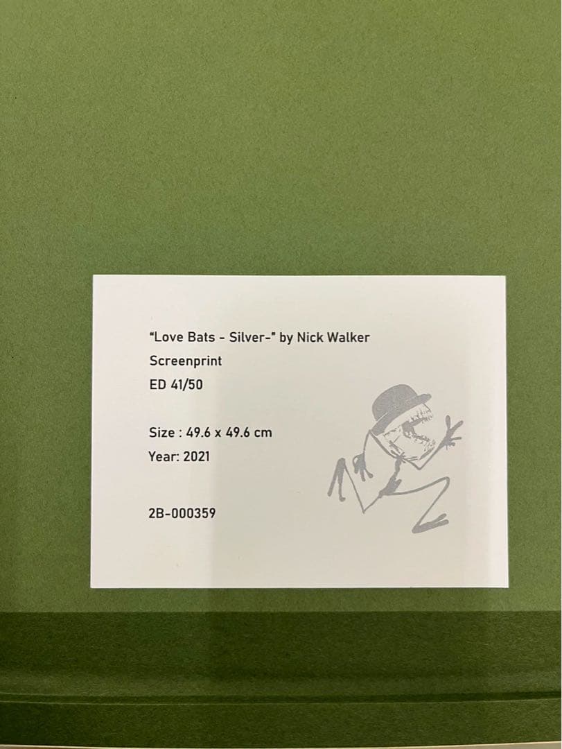 ニックウォーカー Love Bats Silver 41/50