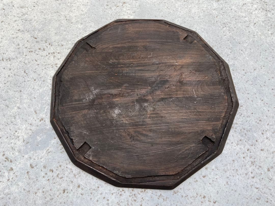 李朝十二角膳盆 済州島 富山 孝一 骨董品 韓国骨董 酒器盆