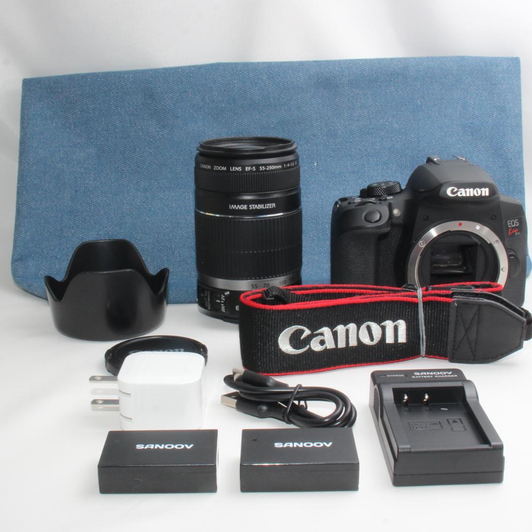 ❤️予備バッテリー付き❤️Canon Kiss X10i 手振れ補正超望遠レンズ
