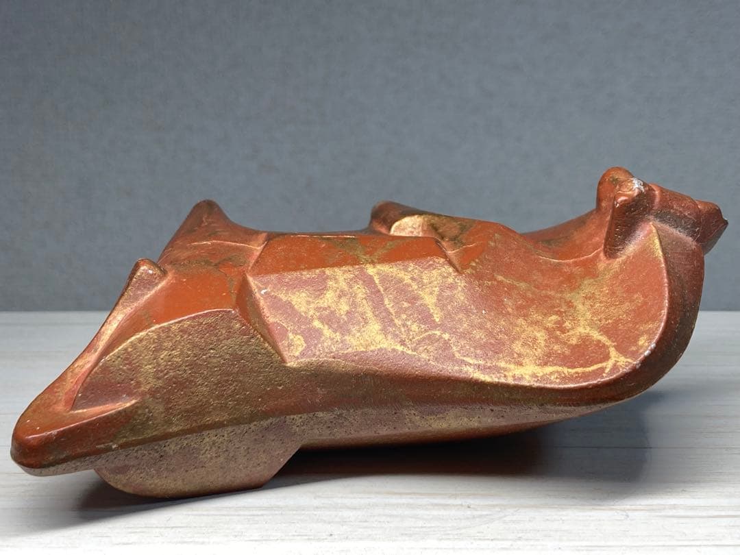 【激レア】三枝惣太郎　干支　牛　鋳鉄製　置物