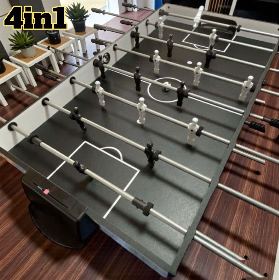【送料無料 】大型マルチゲーム台 ビリヤード台、卓球台、サッカー台、ホッケー