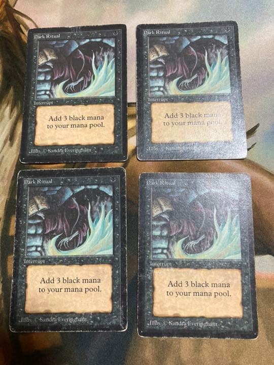 MTG 暗黒の儀式　β版　4枚セット