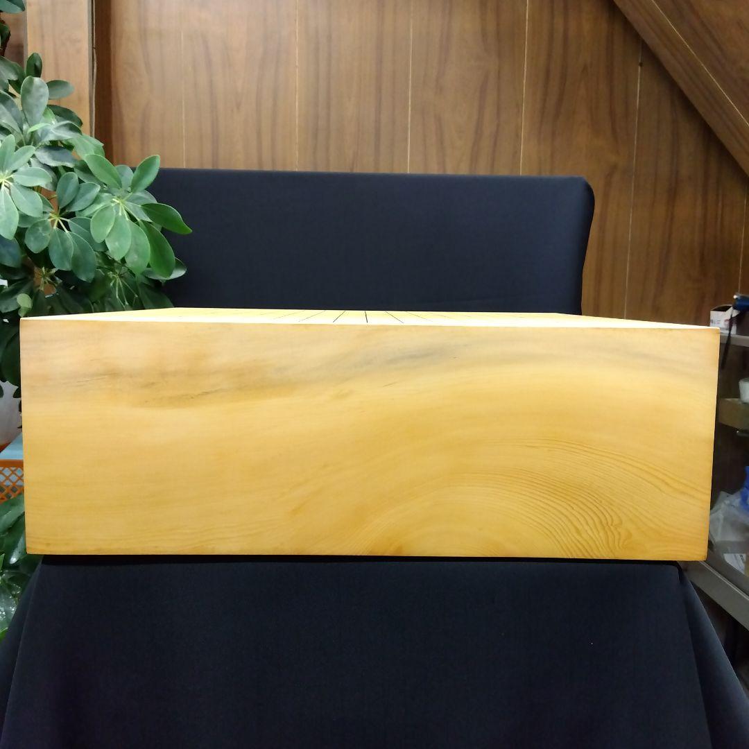 【国産　本榧　5寸碁盤　木表　脚なし】