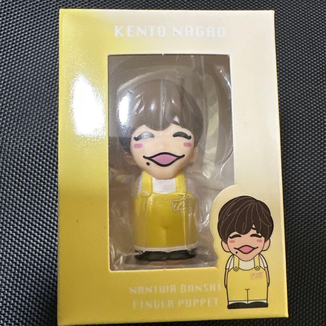 未開封　なにわ男子　指人形7個 箱色褪せ日焼け有　Alpha銀テープと紙吹雪付