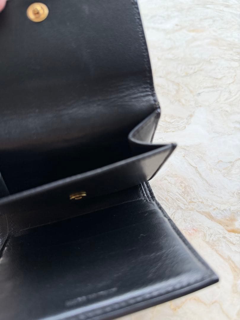 翌日配送★【Celine 】セリーヌ　トリオンフ　ウォレット ブラック