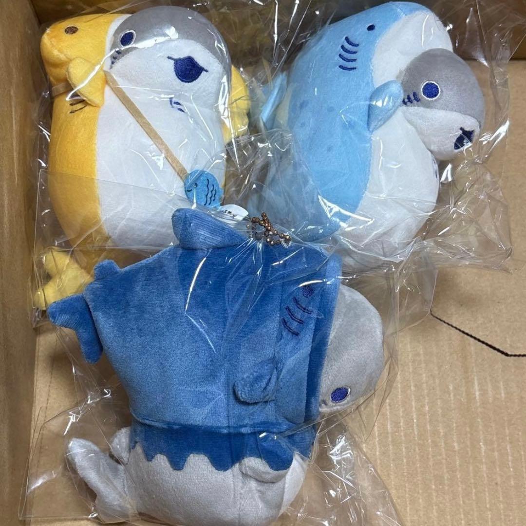 3点セット おでかけ子ザメ マリンワールド海の中道 むにゅぐるみマスコット