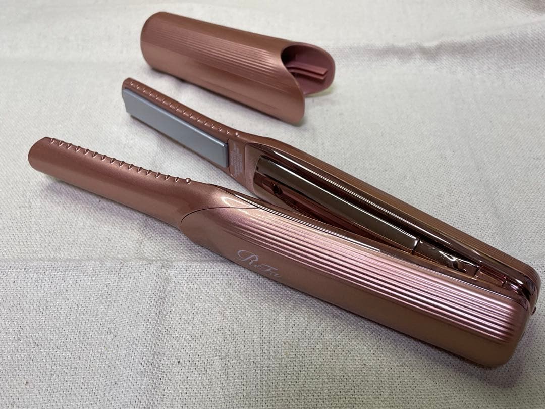 ReFa リファ ストレートヘアアイロン フィンガーアイロン ローズゴールド