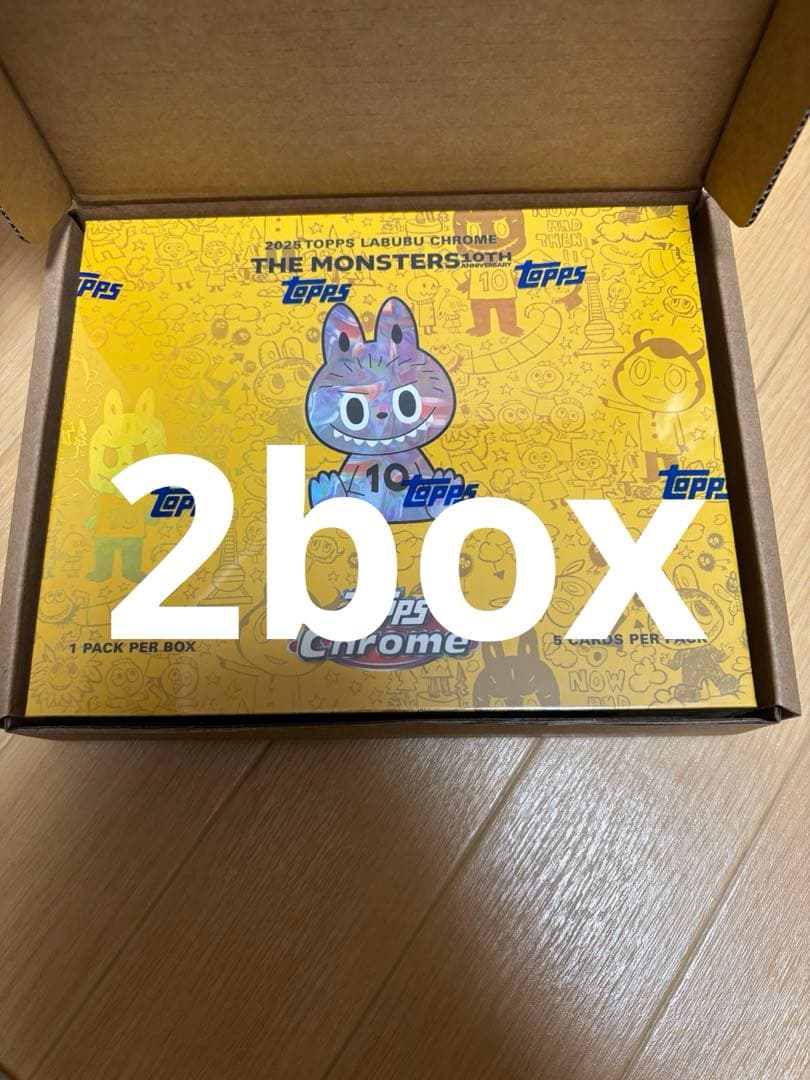 その他 2025 Topps Chrome Labubu Anniversary Box