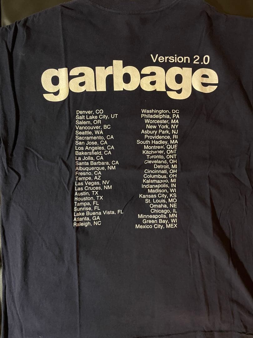 Garbage - version 2.0 tour 98年