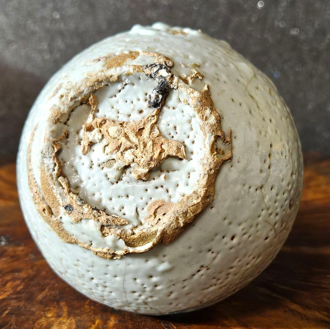 【本物保証❗️】李氏朝鮮時代　李朝白磁　 砂高台　徳利　お預け徳利　花入　茶器