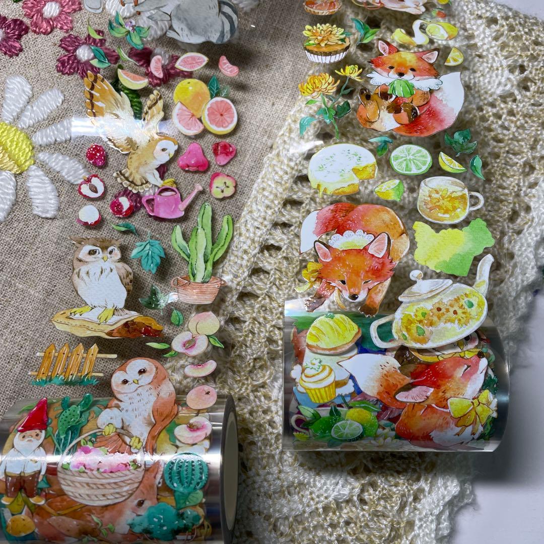 海外マスキングテープ　アニマル　まとめ売り（22）　動物