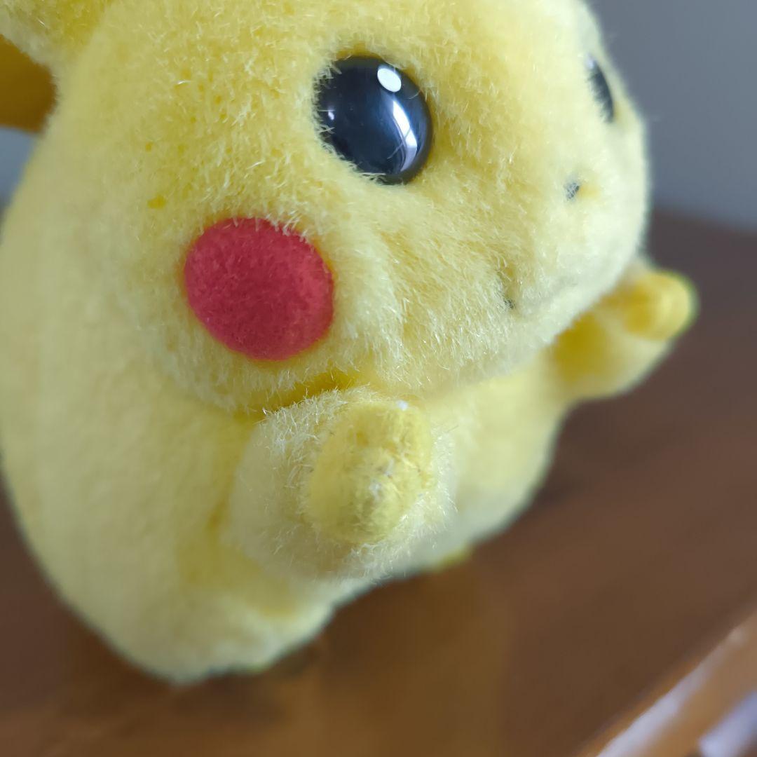 ま*ろ様 赤タグ TOMY ピカチュウ 初期 ポケモン　赤文字トミー　お腹を押す